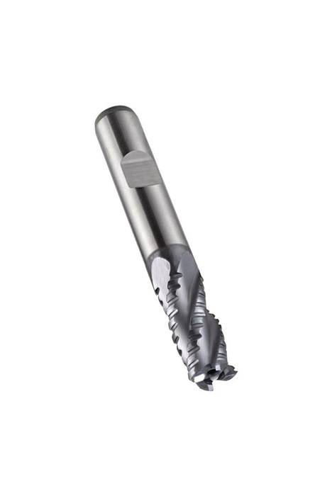 Schaftfräser C413 DIN 844 K D.8mm Gesamt-L.69mm Schneiden-L.19mm HSS-E TiCN 30Gr
