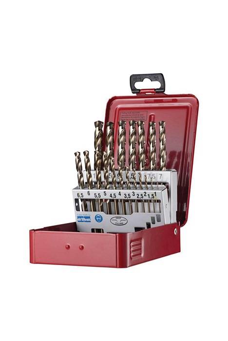 Spiralbohrersatz A295 DIN 338 TypN D.1-10x0,5mm HSS-E 19tlg.Ku.-Kass.DORMER