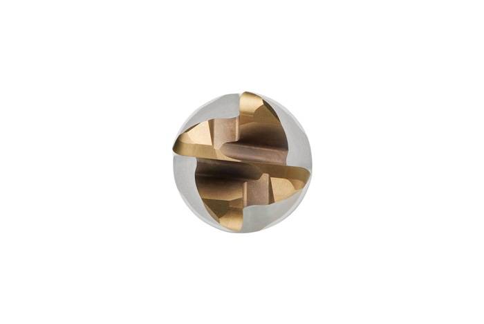 Schaftfräser S536 DORMER D.6mm R.1mm Gesamt-L.60mm Schneiden-L.6mm HM TiSiN 25Gr
