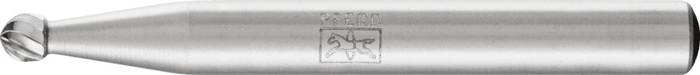 Frässtift KUD D.4mm Kopf-L.3mm Schaft-D.6mm HSS Verz.3 PFERD