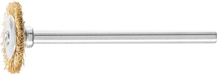 Minirundbürste RBU 1602/3 MES 0,10 D16xB2xL3mm MS PFERD