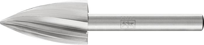 Frässtift K1630 D.16mm Kopf-L.30mm Schaft-D.6mm HSS Verz.ALU PFERD