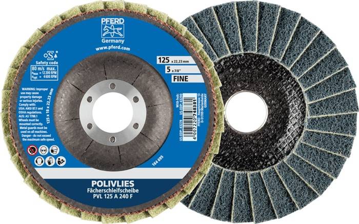 Fächerscheibe POLIVLIES Ø125xHmm K.fein PFERD