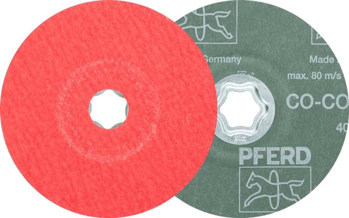 Fiberscheibe COMBICLICK CO-COOL D.125mm K.60 INOX/Alu.Keramikkorn PFERD