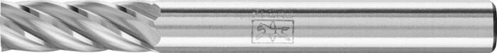 Frässtift ZYA D.6mm Kopf-L.16mm Schaft-D.6mm HM Verz.INOX PFERD