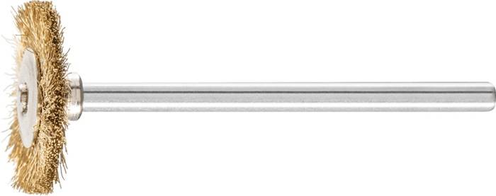 Minirundbürste RBU 1902/3 MES 0,10 D19xB2xL5mm MS PFERD