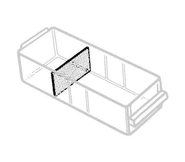 Trennwandsortiment 60tlg. B.52xH.35mm schwarz leitfähig 150-00 60St.je Satz