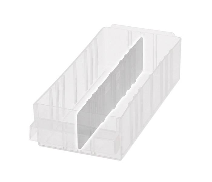 Trennwandsortiment 24tlg. L137xH.31mm klar Trennwand 150-01 längs 24St. je Satz