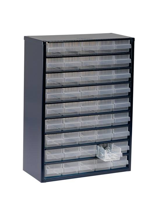 Kleinteilemagazin Stahlmagazin 945-00 B.306xT.150xH.417mm 45Schubl. RAACO