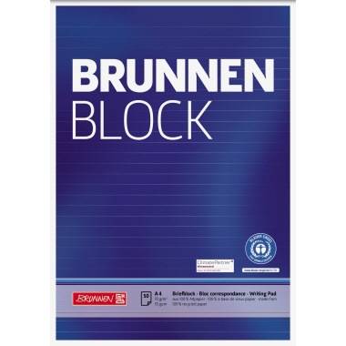 BRUNNEN Notizblock RCP 105261701 DIN A4 50Blatt liniert