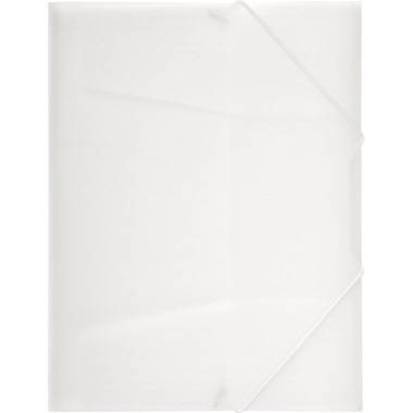 PAGNA Gummizugmappe 21613-19 DIN A4 PP 3Klappen transparent