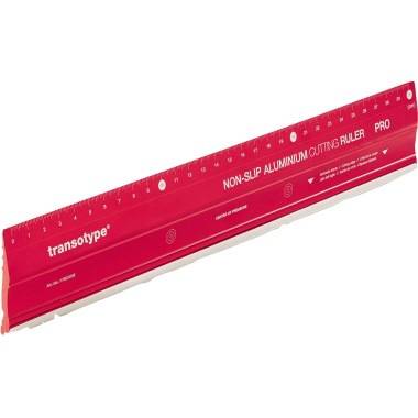 transotype Schneidelineal PRO 17803006 30x5cm Aluminium rot
