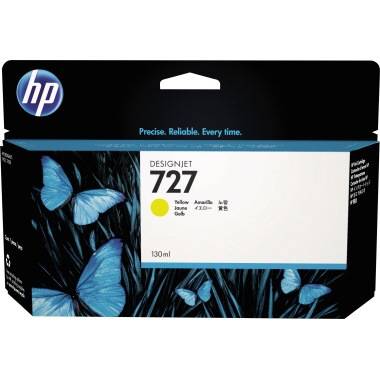 HP Tintenpatrone B3P21A 727 130ml gelb