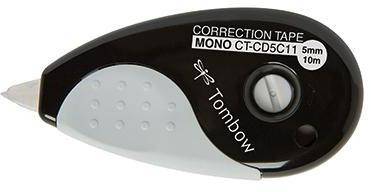 Tombow Korrekturroller Grip CT-CD5C11 5mmx10m schwarz/weiß