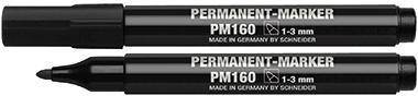 Schneider Permanentmarker Maxx 160 116001 Rundspitze 1-3mm schwarz
