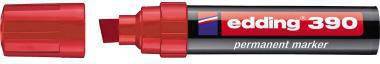 edding Permanentmarker 390 4-390002 4-12mm Keilspitze nachfüllbar rt