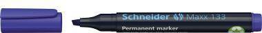 Schneider Permanentmarker Maxx 133 113303 1+4mm Keilspitze blau