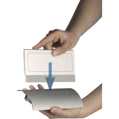 DURABLE Tischnamensschild Desk Presenter 820319 297x105mm tr