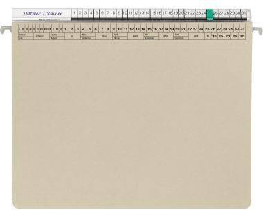 ORGALEX Hängehefter 1207702 2Abheftvorr. Re-Heftung grau