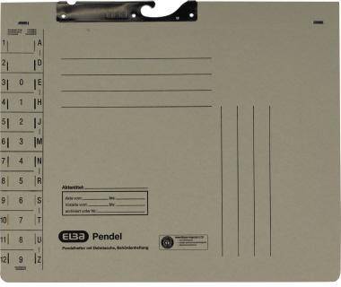 ELBA Pendelhefter 100570021 DIN A4 320g Amtsheftung Karton grau