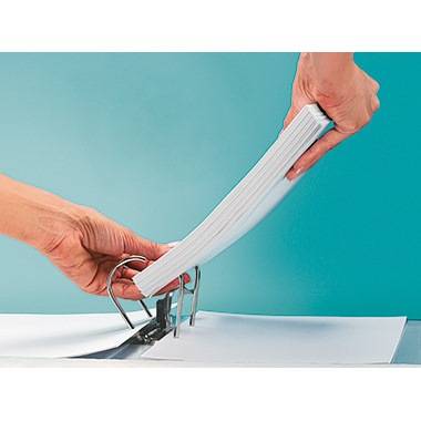 Leitz Ordner 10780000 DIN A6 quer 77mm Pappe schwarz