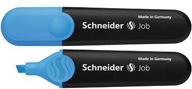 Schneider Textmarker Job 1503 1+5mm blau 10 Stück