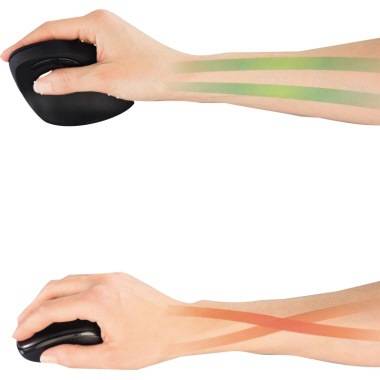 Hama Funkmaus EMW-500 ergonomisch 00182697 Linkshänder 6Tasten sw