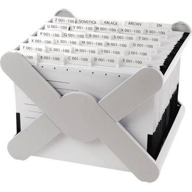 HAN Hängekorb X-CROSS TOP 19071-11 DIN A4 max. 35Mappen li.gr