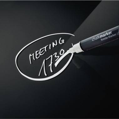 SIGEL Magnetboard Artverum GL110 480x480x15mm Glas schwarz