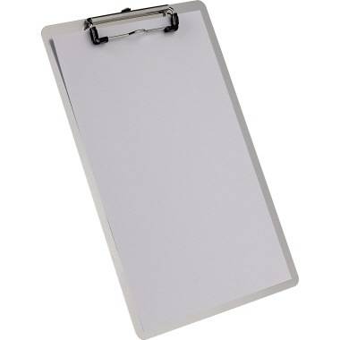 MAUL Schreibplatte 2352808 DIN A4 Klemmdicke 10mm Aluminium silber