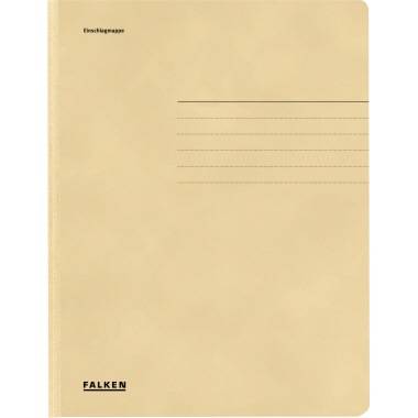 Falken Jurismappe 80001449 DIN A4 3 Klappen Karton chamois