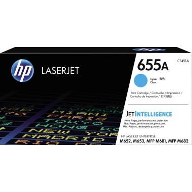 HP Toner CF451A 655A 10.500Seiten cyan