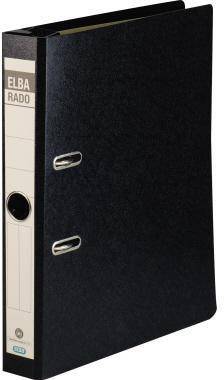 ELBA Hängeordner rado 100081046 DIN A4 50mm Hartpappe schwarz