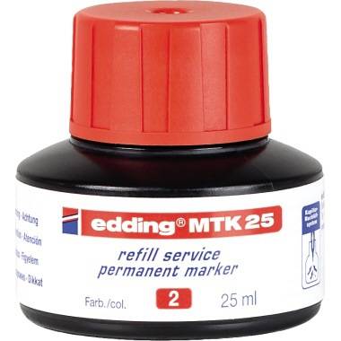 edding Nachfülltusche MTK 25 4-MTK25002 25ml rot