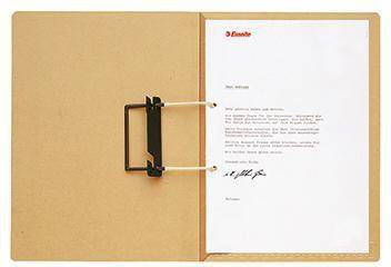 Leitz Pendelhefter 21890000 DIN A4 250g Flexofil Karton naturbraun