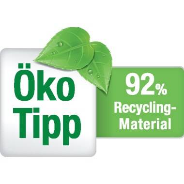 Schneider Kugelschreiber Reco 131850 Medium weiß/Mine blau