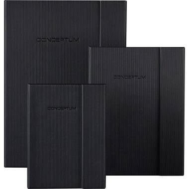 SIGEL Notizbuch Conceptum CO161 ca. DIN A5 194S kariert schwarz