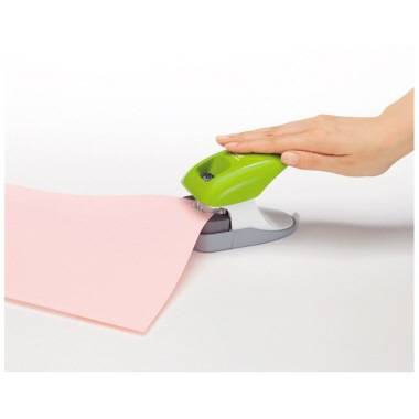 PLUS Japan Heftgerät 31261 klammerlos grün