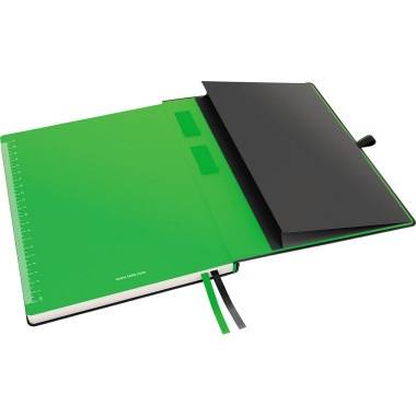 Leitz Notizbuch Complete 44710095 DIN A4 kariert schwarz