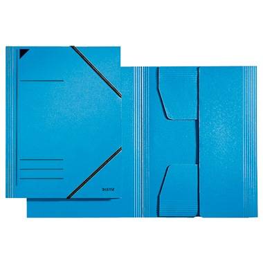 Leitz Eckspannermappe 39810035 DIN A4 Karton blau