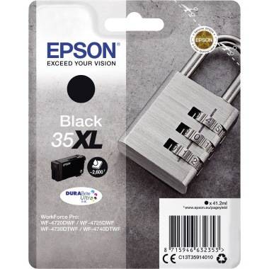 Epson Tintenpatrone C13T35914010 35XL 41,2ml schwarz
