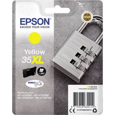 Epson Tintenpatrone C13T35944010 35XL 20,3ml gelb