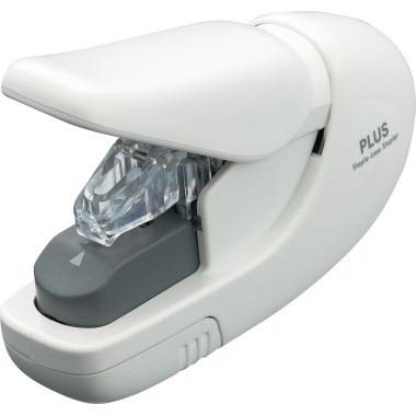 PLUS Japan Heftgerät 31145 3,5x7,4x10,8cm max. 5Blatt weiß