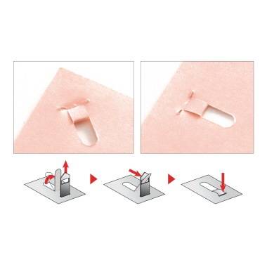 PLUS Japan Heftgerät 31145 3,5x7,4x10,8cm max. 5Blatt weiß