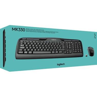 Logitech Tastatur-Maus-Set MK330 920-008533 schwarz