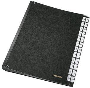 Esselte Pultordner 629997 A-Z Hartpappe schwarz