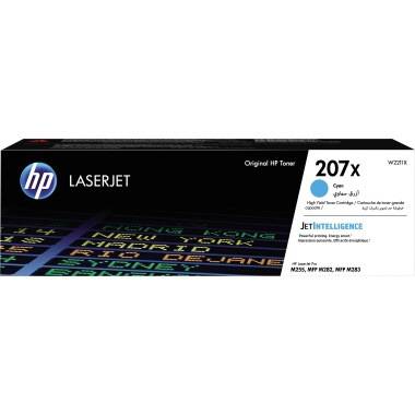 HP Toner W2211X 207X 2.450Seiten cyan