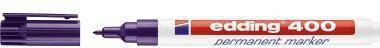 edding Permanentmarker 400 4-400008 1mm nachfüllbar Rundspitze violett