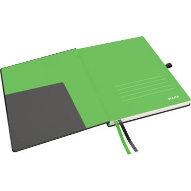 Leitz Notizbuch Complete 44770095 DIN A5 80Bl. kar. schwarz