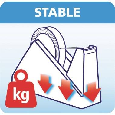 tesa Tischabroller 57431-00000-02 schwarz